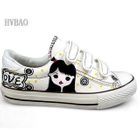 HVBAO - Girl & Boy Print Velcro Sneakers