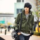 HOTBOOM - Hooded Zip Jacket