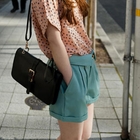 Ni-kiyo - Cuffed Shorts with Belt