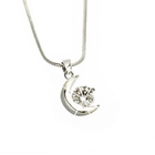 Samudra Raccolta - Half Moon Crystal Pendant