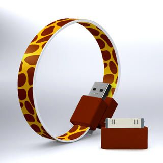 Mohzy Loop USB to Micro-USB Cable (Giraffe) (With Adapter)