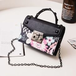 Secret Garden - Faux Leather Crossbody Bag Secret Garden - Faux Leather Crossbody Bag