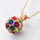 Moonbasa - Rhinestone-Ball Pendant