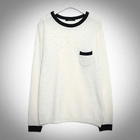 De Karma - Contrast-Trim Wool Blend Knit Top