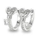 MaBelle - 18K White Gold Diamond Earrings