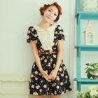 Angel Love - Lace Panel Floral Dress