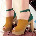 Grace Candy - Two-Tone Platform Sandals