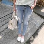 midnightCOCO - Distressed Skinny Jeans