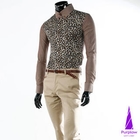 Purplow - Button-Down Leopard-Pattern Shirt
