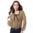 O.SA - Tie-Neck Frilled Blouse