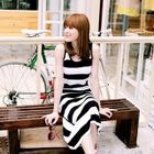 Tokyo Fashion - Striped Maxi Tank Dress