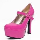 Smoothie - Patent Platform Mary Jane Pumps