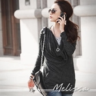 Melissa - Draped Front Long Sleeve Top