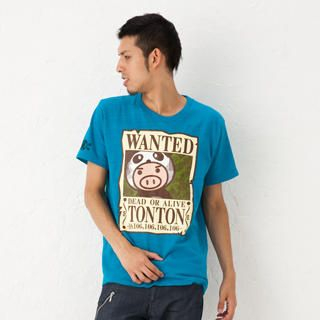 Short-Sleeve Print T-Shirt - 'WANTED TONTON Dead or Alive' Short-Sleeve Print T-Shirt - 'WANTED TONTON Dead or Alive'