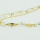 MyLittleThing - Gold Crystal Hearts Bracelet