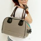 PG Beauty - Multi-Zip Canvas Bowler Bag