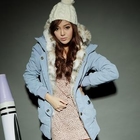 PUFFY - Faux-Fur Trim Hooded Jacket