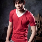 K-Style - V-Neck Short-Sleeve T-Shirt