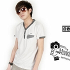 Cool 6 - Contrast-Trim Henley