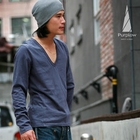 Purplow - V-Neck T-Shirt