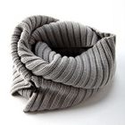 Moonbasa - Buttoned Ribbed Circle Scarf