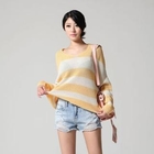 SARAH - V-Neck Color-Block Knit Top