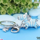 Miss Girl - Rhinestone Zebra Keychain