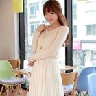 CLICK - Mock Two-Piece Knit Dress