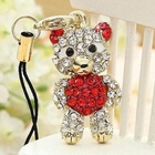 Miss Girl - Rhinestone Bear Mobile Strap