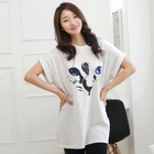 MOUL STYLE - Roll-Up Sleeve Printed Minidress