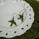 MyLittleThing - Copper Little Pigeon Earrings