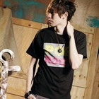 Monkey Shop - 'POP ROCK' Print Short-Sleeve Tee