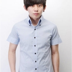 SeventyAge - High-Neck Short-Sleeve Shirt