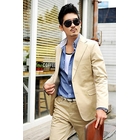 CITY AND THE MAN - Double-Button Cotton Blend Blazer