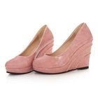 Smoothie - Stitched Patent Wedges