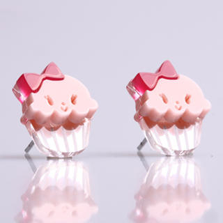 Miss Cupcake Strawberry Stud Silver Earrings Miss Cupcake Strawberry Stud Silver Earrings