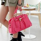 PG Beauty - Padlock-Accent Shirred Handbag