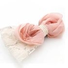 Fit-to-Kill - Lace chiffon bow hair hand-pink
