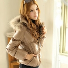 Tokyo Fashion - Faux-Fur-Trim Hooded Down Jacket