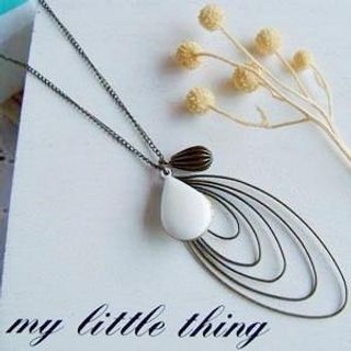 Multi-Row Teardrop Necklace