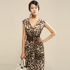iSUMO - Leopard Printed Sleeveless Dress
