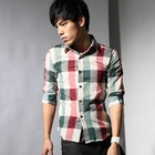 MR.PARK - 3/4 Sleeve Check Shirt
