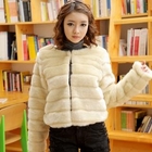 Jean Stone - Faux-Fur Cropped Jacket