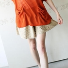 Tokyo Fashion - Lace-Trim Dotted Culottes