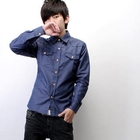 SeventyAge - Long Sleeve Denim Shirt