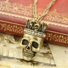 Cuteberry - Rhinestone Skull Pendant