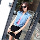 HARU - Distressed Denim Shirt