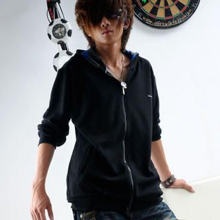 Contrast-Trim Hoodie Contrast-Trim Hoodie