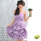 59 Seconds - Sleeveless Pintuck Satin Party Dress