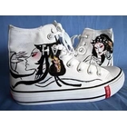 HVBAO - 'Chinese Opera Character' High-Top Sneakers HVBAO - 'Chinese Opera Character' High-Top Sneakers